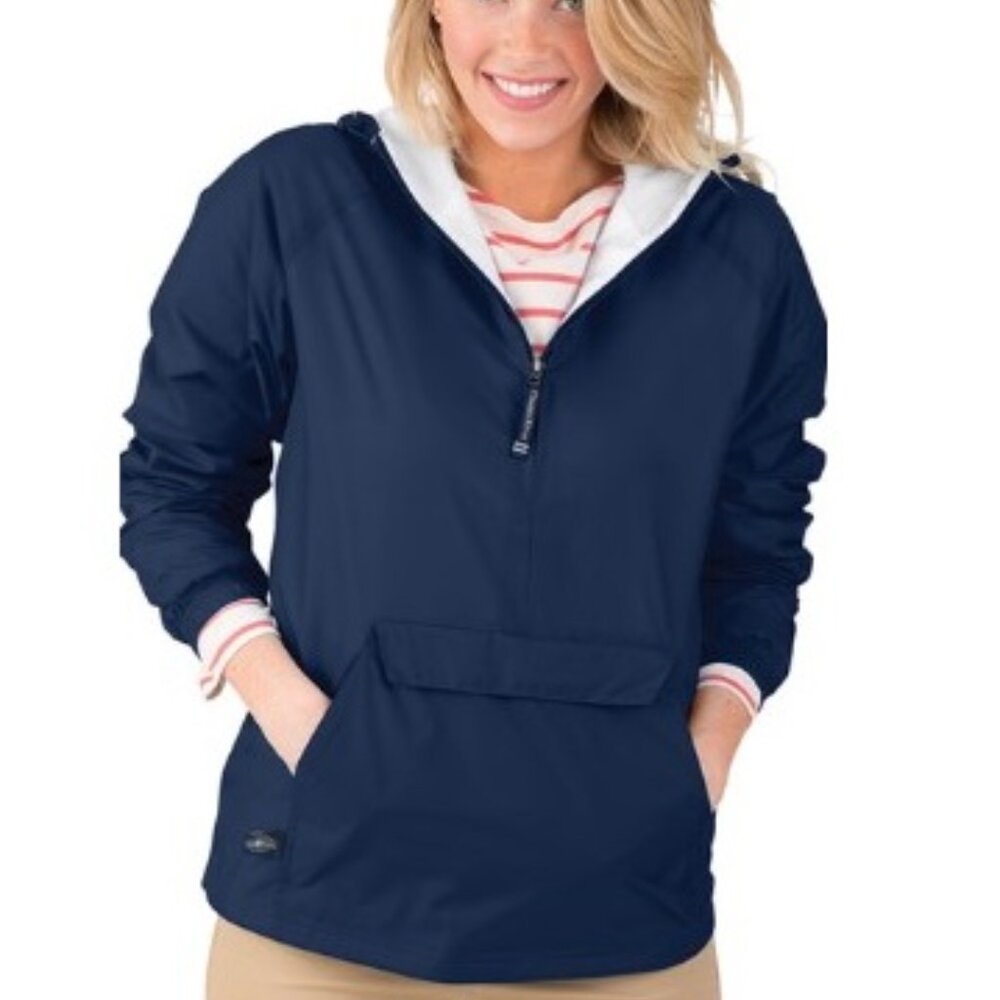 Navy Charles River Classic Solid Pullover NWT - image 1